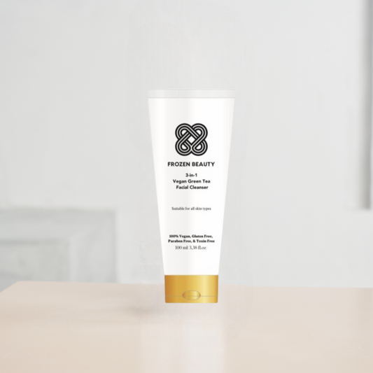 3 in 1 Vegan Green Tea Facial Cleanser